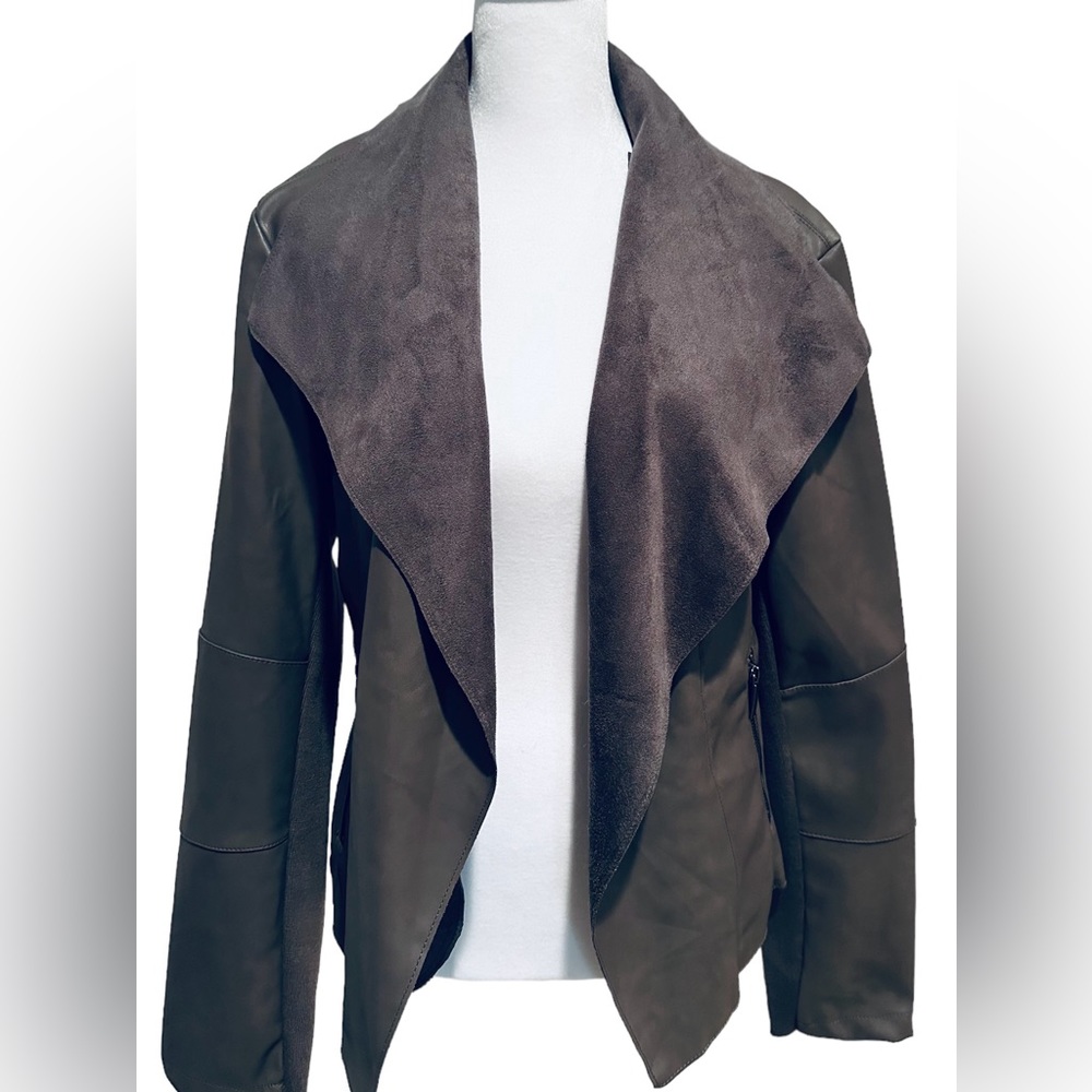 Faux Leather Jacket- NWT - Picture 2 of 4